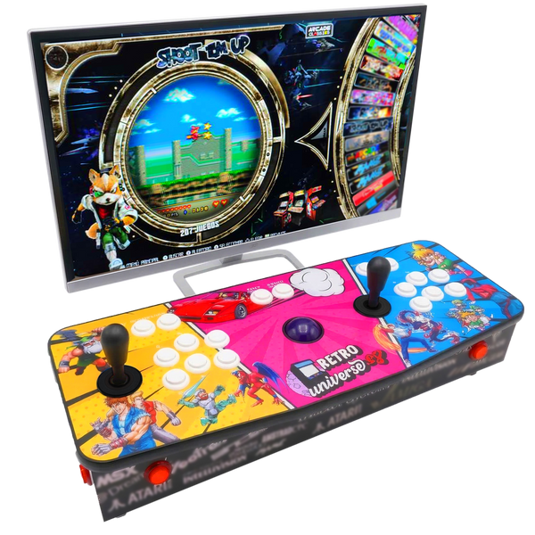 Pandora Box Premium Intel i5 3470 + 8gb RAM + Disco Duro 128gb M2 + ITX GH61TR + Dual Boot: Windows 11 + USB 256GB Batocera + Arduino Leonardo + Placas Zero Delay + Trackball + Joysticks Americanos + Botones Arcade