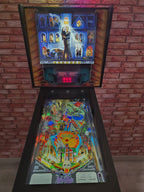 Pinball Virtual 4K 27.5" con PC Ryzen 7, GTX1060, 1800+ Juegos, DMD 7", Backglass 19", DOF con Solenoides, Shaker, PinUp Popper, Arcade con Trackball y Joystick