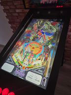 Pinball Virtual 4K 27.5" con PC Ryzen 7, GTX1060, 1800+ Juegos, DMD 7", Backglass 19", DOF con Solenoides, Shaker, PinUp Popper, Arcade con Trackball y Joystick