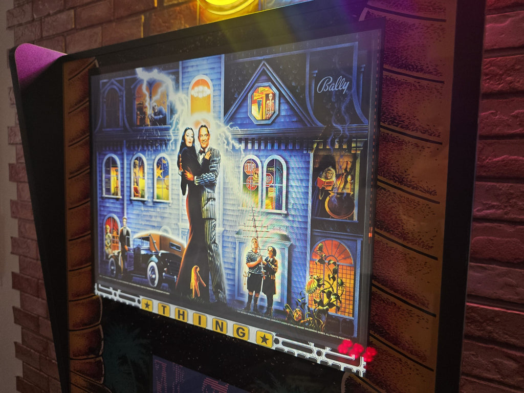 Pinball Virtual 4K 27.5" con PC Ryzen 7, GTX1060, 1800+ Juegos, DMD 7", Backglass 19", DOF con Solenoides, Shaker, PinUp Popper, Arcade con Trackball y Joystick