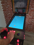 Pinball Virtual 4K 27.5" con PC Ryzen 7, GTX1060, 1800+ Juegos, DMD 7", Backglass 19", DOF con Solenoides, Shaker, PinUp Popper, Arcade con Trackball y Joystick