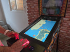 Pinball Virtual 4K 27.5" con PC Ryzen 7, GTX1060, 1800+ Juegos, DMD 7", Backglass 19", DOF con Solenoides, Shaker, PinUp Popper, Arcade con Trackball y Joystick