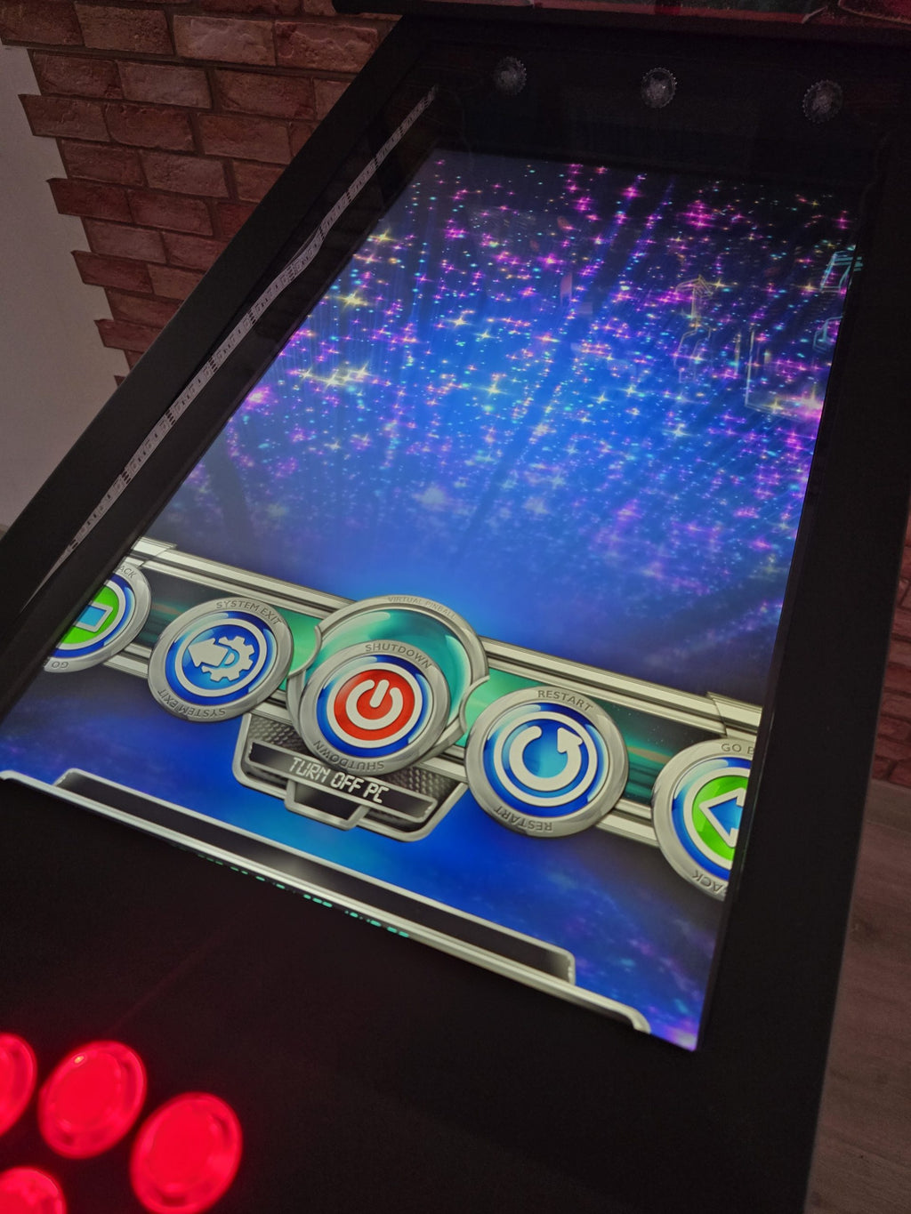 Pinball Virtual 4K 27.5" con PC Ryzen 7, GTX1060, 1800+ Juegos, DMD 7", Backglass 19", DOF con Solenoides, Shaker, PinUp Popper, Arcade con Trackball y Joystick