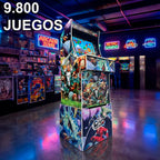 Arcade recreativa 19" de 160cm con 9800 titulos 2D y 3D con Peana 1'60cm