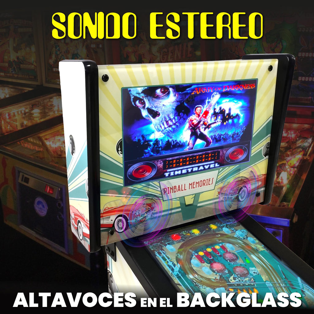 Mini Pinball Virtual, Playfield 13.3", Backglass 10.1" (Pinball Metálico Pinball Memories)