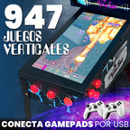 Pinball Virtual, Playfield 18.5", Backglass 15" RYZEN 5 5500 iGPU AMD Radeon 7 1800Mhz 16GB RAM 256GB SSD (Pinball con patas ThefamilyAddams)