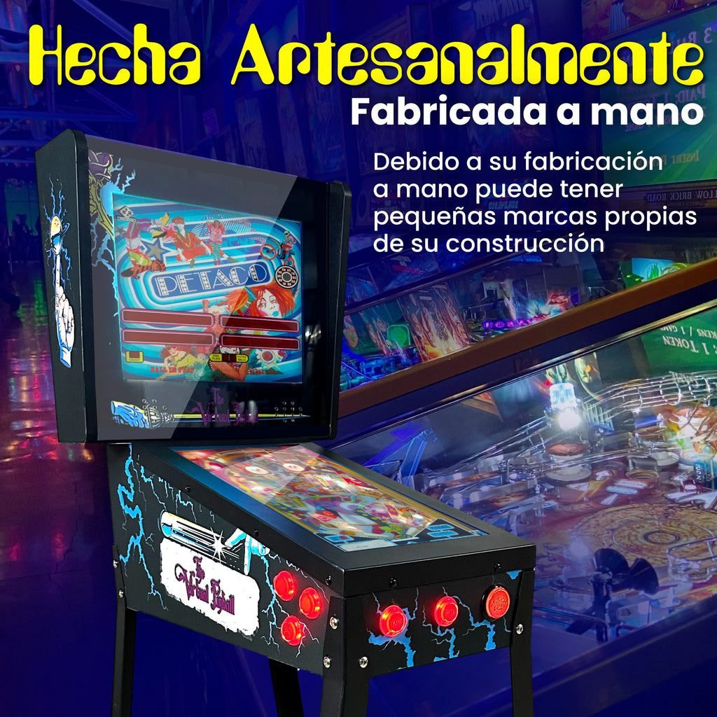 Pinball Virtual, Playfield 18.5", Backglass 15" RYZEN 5 5500 iGPU AMD Radeon 7 1800Mhz 16GB RAM 256GB SSD (Pinball con patas ThefamilyAddams)