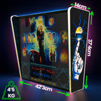 Lámpara RGB - Backglass Pincab Flipper Pinball The Addams Family, Ideal para Decorar habitación Gaming Sala Arcade, Incluye Mando a Distancia con Distintos Modos de iluminación Ambiente
