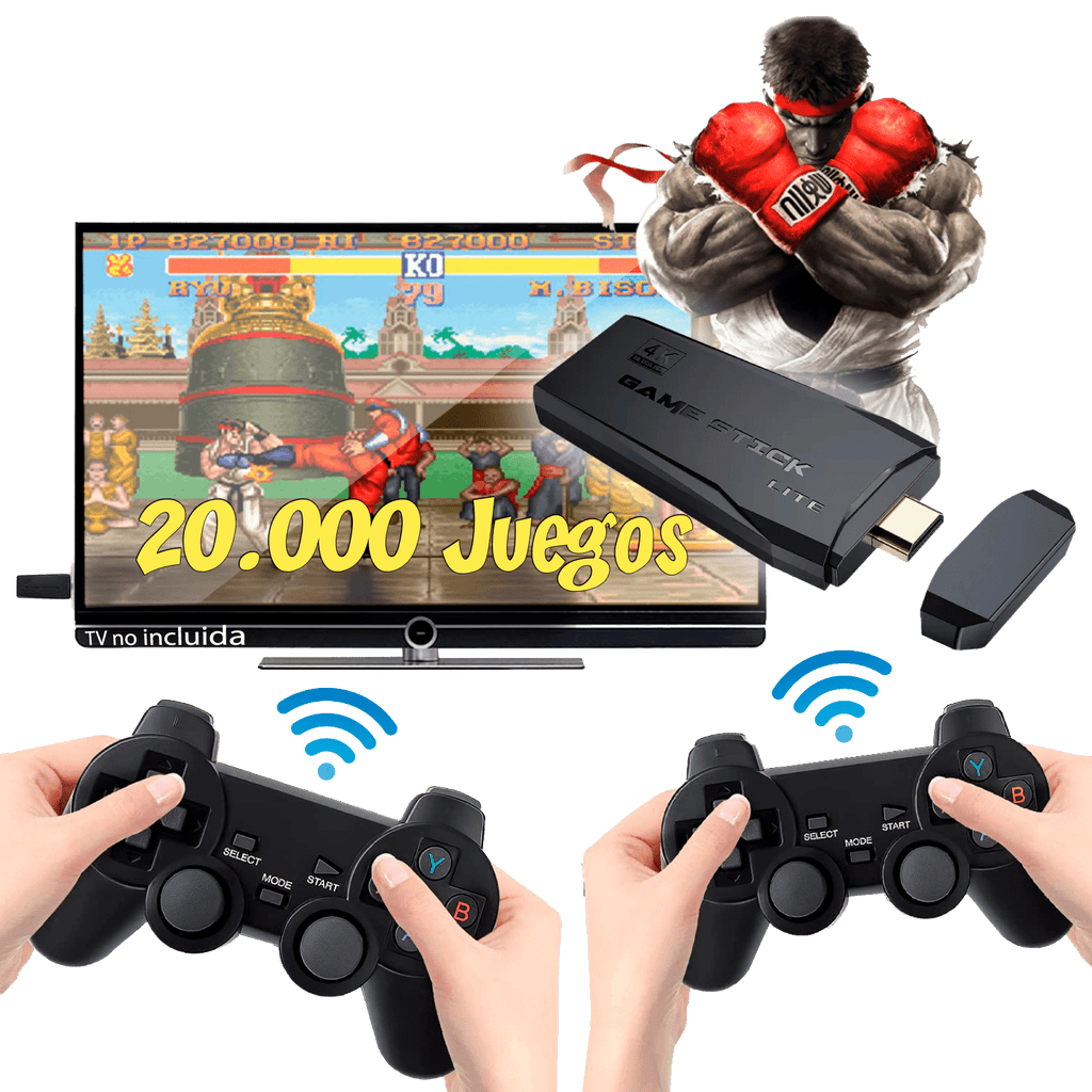 Retro Consola Stick M8 • 20.000 juegos
