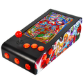 Pinball Virtual en Acero con 13.3” 1080p Playield, PC Intel N5105 con 8GB RAM y 128GB M2, 12 Botones Arcade retroiluminados, Frontend PinballX, VPX y VP9 (MiniPinball Curvo Metálico He-man Negro)