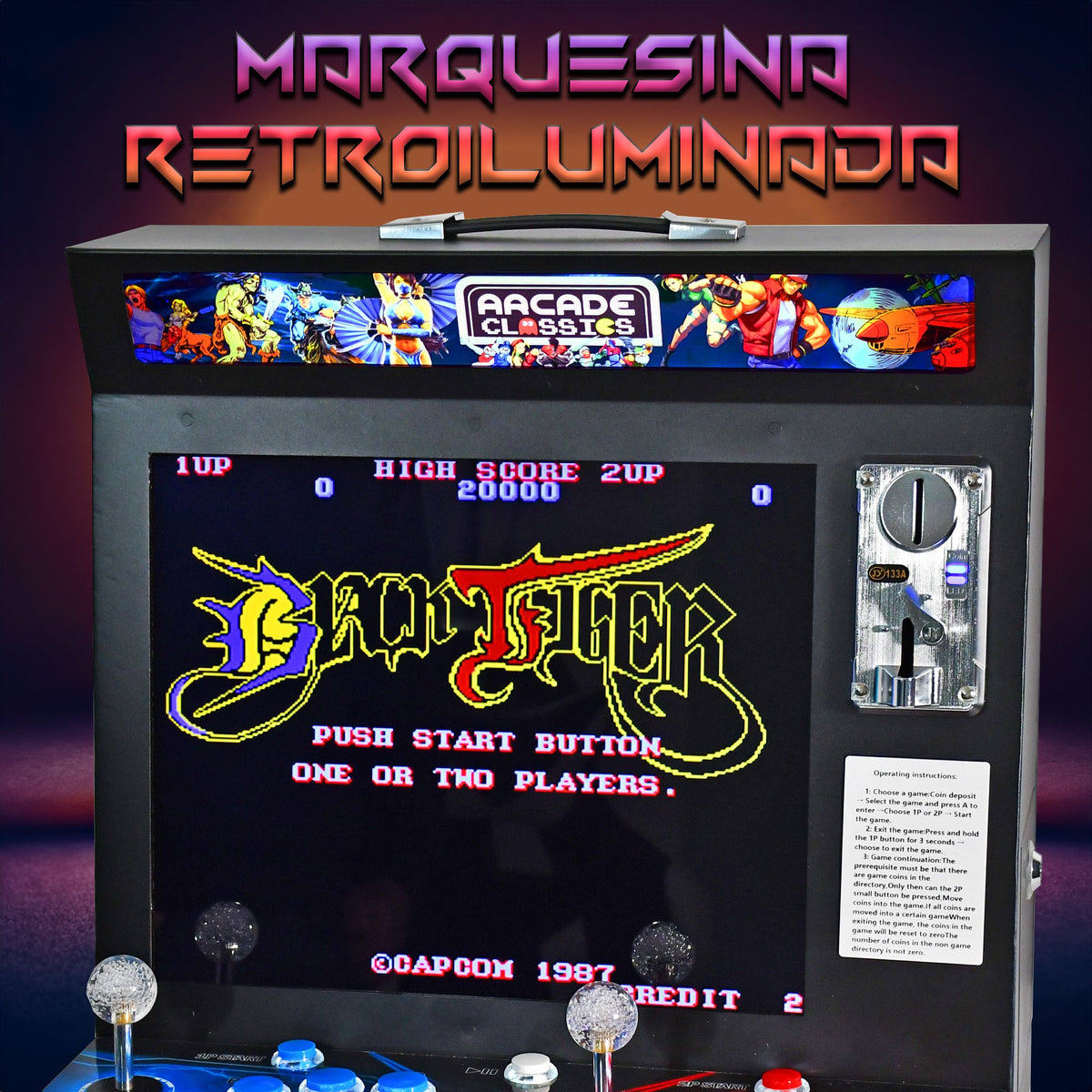 Bartop 17" Unicview 9800 Titulos - Nueva versión mejorada