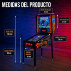 Pinball virtual 18,5" Full HD | 3 pantallas | Ryzen 5 | 16 GB RAM | 256 GB M.2 SSD | Visual Pinball X & Future Pinball | PinUp Popper | MAME vertical y horizontal | Pinscape KL25Z
