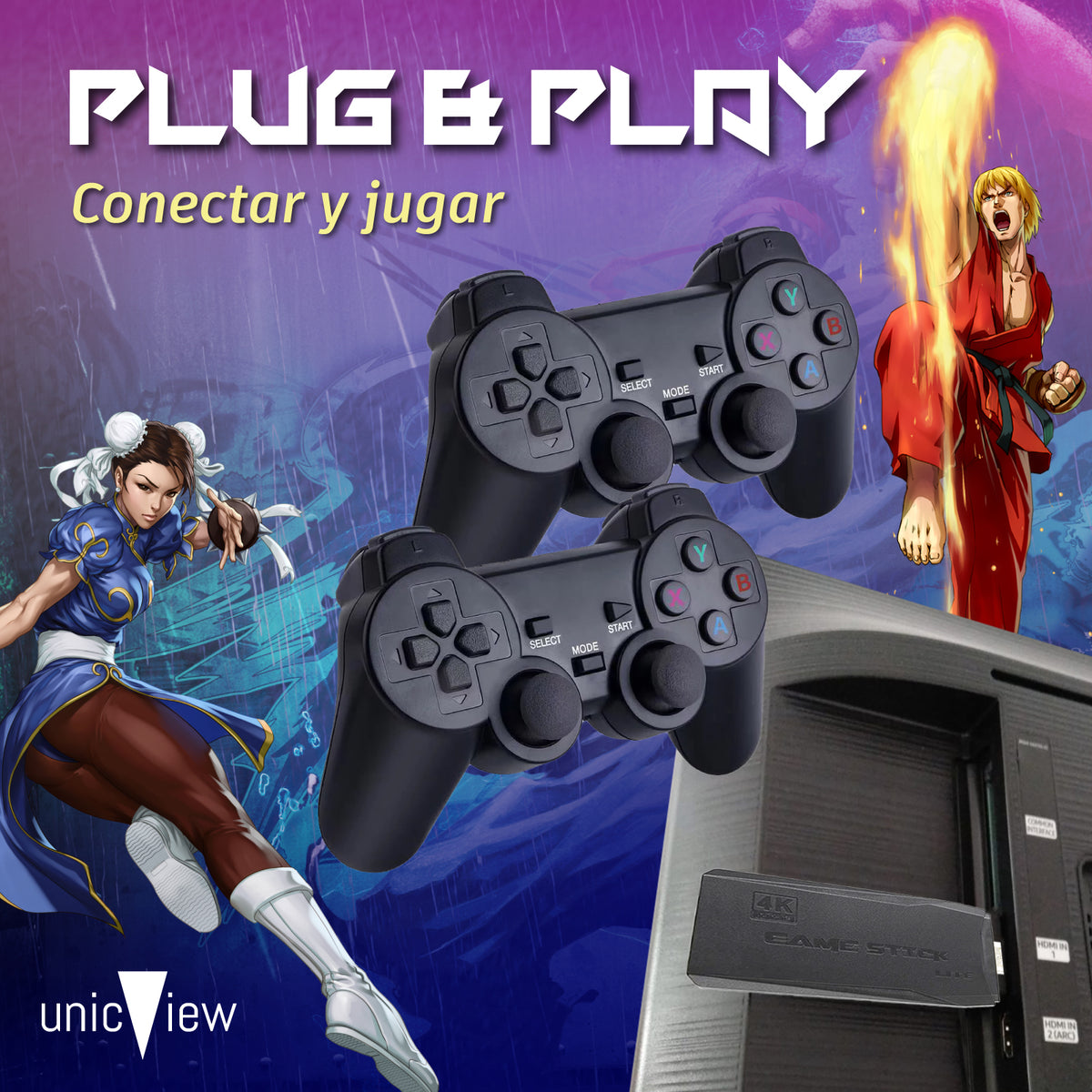 Retro Consola Stick M8 • 20.000 juegos