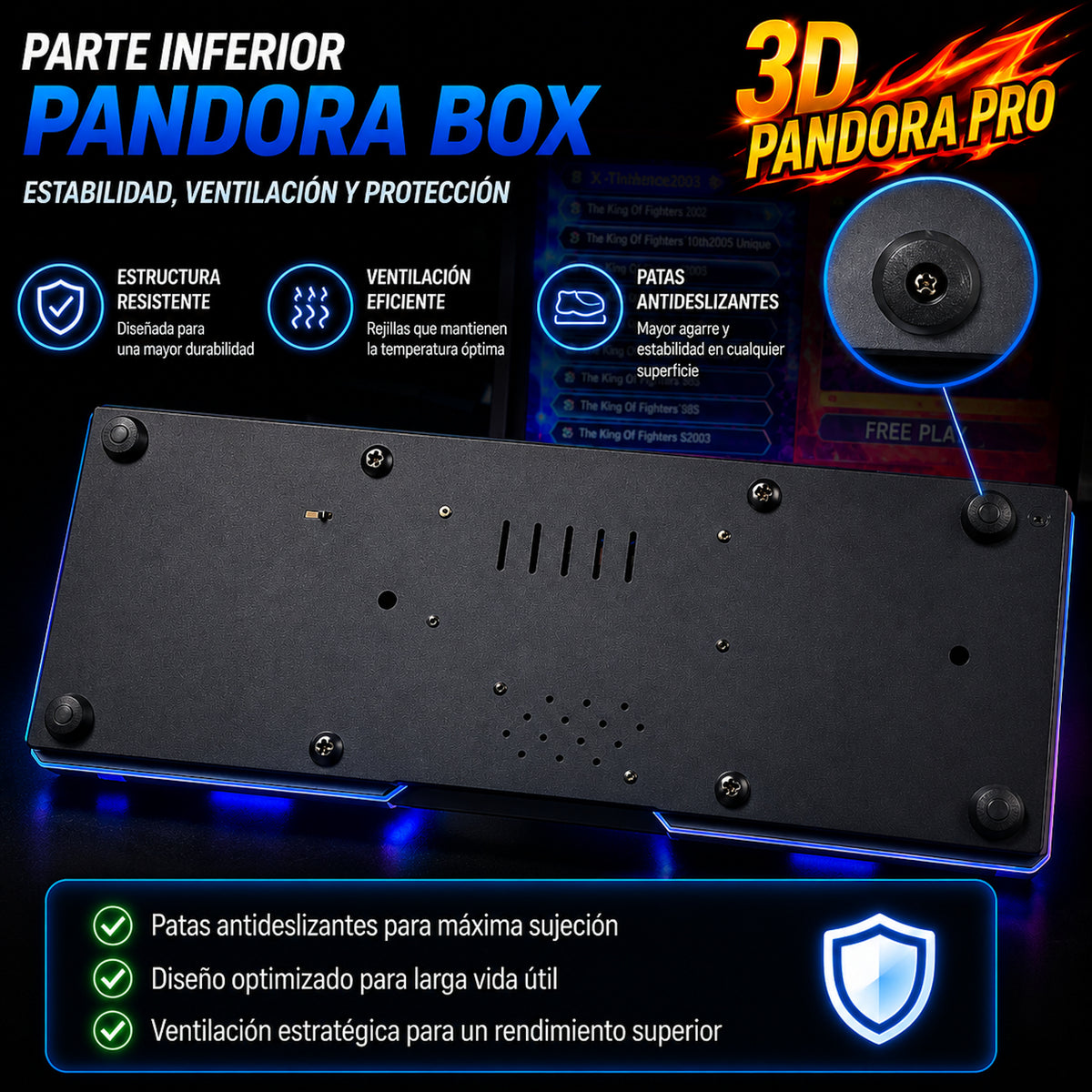 Pandora box 10 • 9800 Juegos