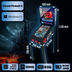 Pinball Virtual, Playfield 18.5", Backglass 15" RYZEN 5 5500 iGPU AMD Radeon 7 1800Mhz 16GB RAM 256GB SSD (Pinball con patas ThefamilyAddams)