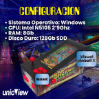 Pinball Virtual 13.3", 1080p, PC N5105 8GB RAM 128GB SSD (MiniPinball Backtothefuture)
