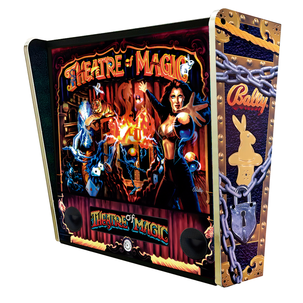 Lámpara RGB - Backglass Pincab Flipper Pinball Theatre of Magic, Ideal para Decorar habitación Gaming Sala Arcade, Incluye Mando a Distancia con Distintos Modos de iluminación Ambiente