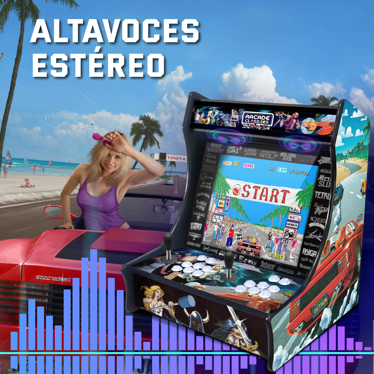 Bartop OutRun 19"