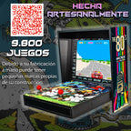 Máquina Arcade de Pared 19" con 9800 Juegos (Sin vinilos laterales)
