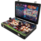 Arcade Maletin Pandora box con Monitor de 17" 4:3 | Más de 20.000 juegos 2D y 3D | 6 Botones Arcade por Jugador | Incluye Bateria para Juego portatil sin Cables | Consola Ideal para Viaje | Preparado para encender y Jugar