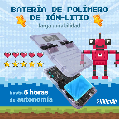Anbernic rg35xx • más de 5.000 juegos (color purple)