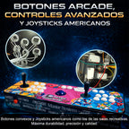 Pandora Box Premium Intel i5 3470 + 8gb RAM + Disco Duro 128gb M2 + ITX GH61TR + Dual Boot: Windows 11 + USB 256GB Batocera + Arduino Leonardo + Placas Zero Delay + Trackball + Joysticks Americanos + Botones Arcade