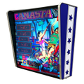 Lámpara RGB - Backglass Pincab Flipper Pinball Canasta86, Ideal para Decorar habitación Gaming Sala Arcade, Incluye Mando a Distancia con Distintos Modos de iluminación Ambiente