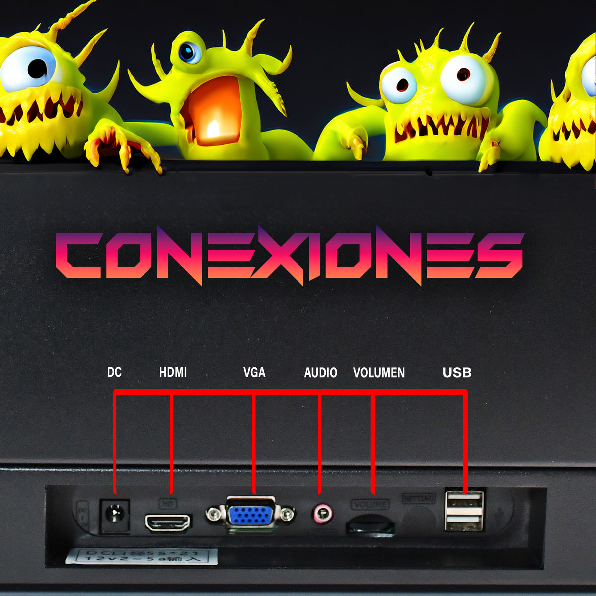 Bartop 17" Unicview 9800 Titulos - Nueva versión mejorada