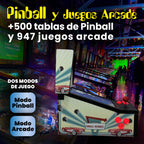 Mini Pinball Virtual, Playfield 13.3", Backglass 10.1" (Pinball Metálico Pinball Memories)
