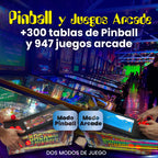 Pinball Virtual 13.3", 1080p, PC N5105 8GB RAM 128GB SSD (MiniPinball Backtothefuture)