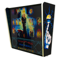 Lámpara RGB - Backglass Pincab Flipper Pinball The Addams Family, Ideal para Decorar habitación Gaming Sala Arcade, Incluye Mando a Distancia con Distintos Modos de iluminación Ambiente