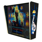 Lámpara RGB - Backglass Pincab Flipper Pinball The Addams Family, Ideal para Decorar habitación Gaming Sala Arcade, Incluye Mando a Distancia con Distintos Modos de iluminación Ambiente