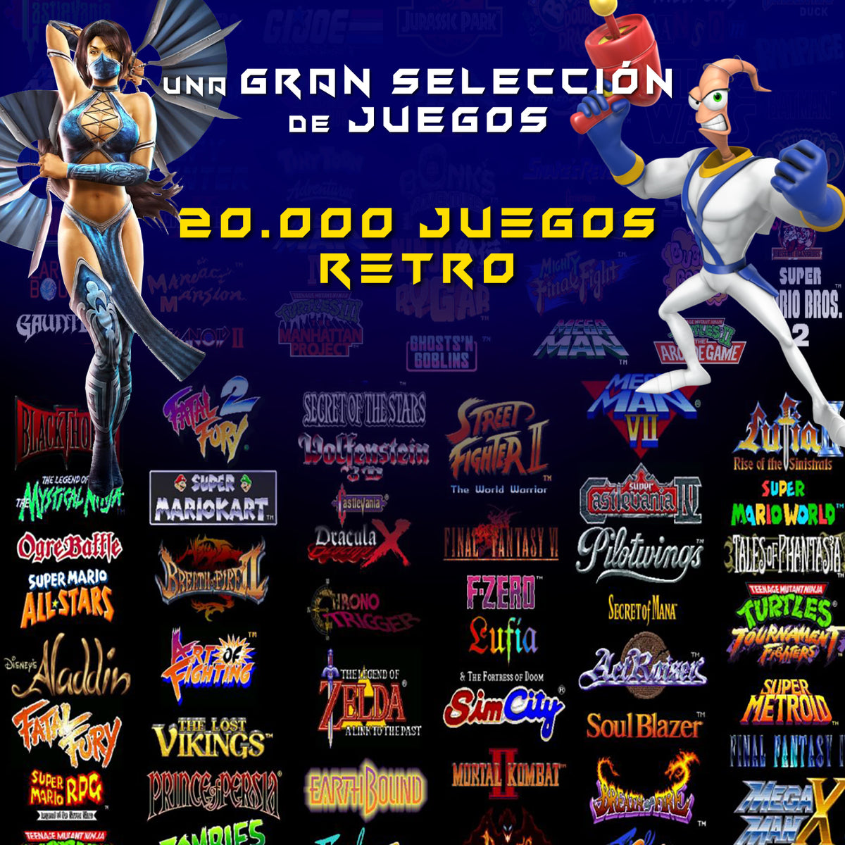 Retro Consola Stick M8 • 20.000 juegos