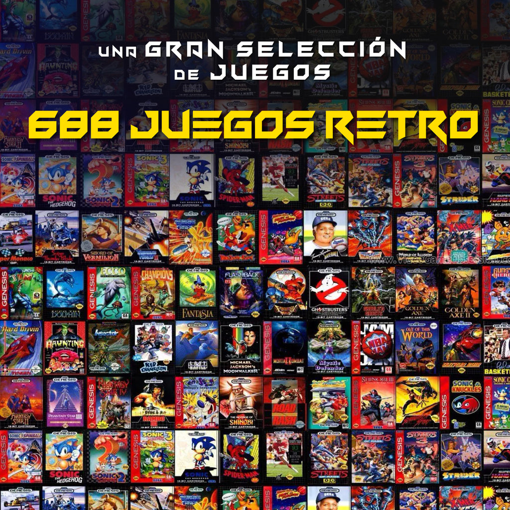 Consola Retro SG800 • 688 juegos preinstalados