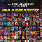 Consola Retro SG800 • 688 juegos preinstalados