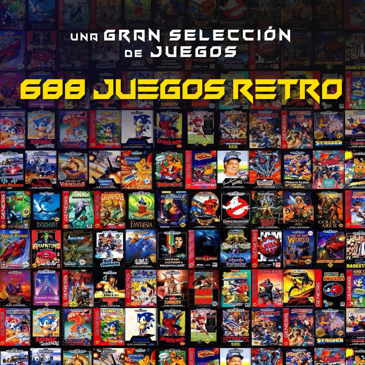 Consola Retro SG800 • 688 juegos preinstalados