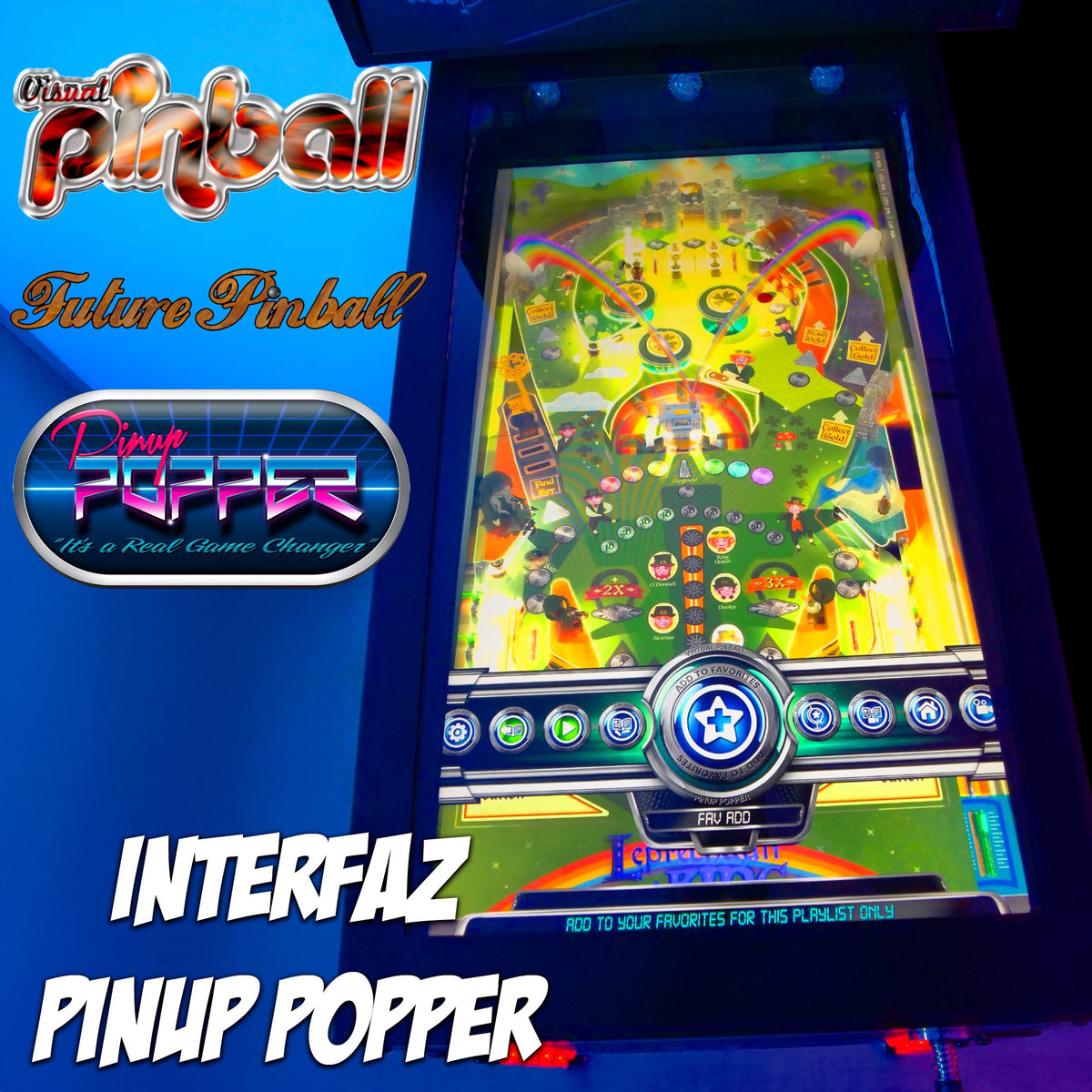 Pinball Virtual, Playfield 27'5″, Backglass 19″, DMD 7", Ryzen 7 5800H (Último diseño disponible: Back to the Future)