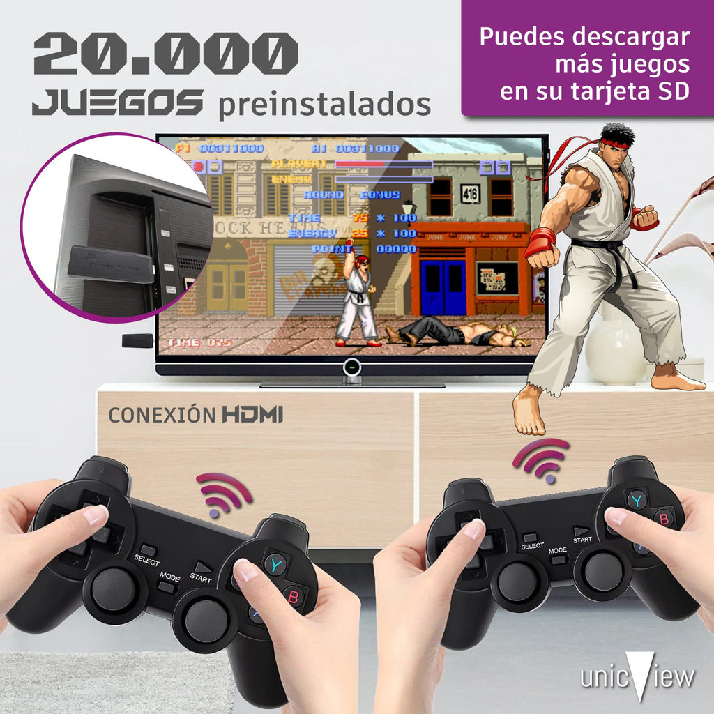 Retro Consola Stick M8 • 20.000 juegos