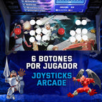 Arcade recreativa 19" de 160cm con 9800 titulos 2D y 3D con Peana 1'60cm