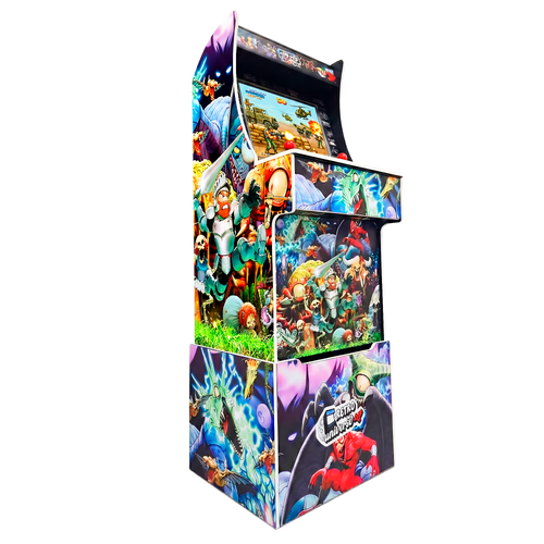 Arcade recreativa 19" de 160cm con 9800 titulos 2D y 3D con Peana 1'60cm