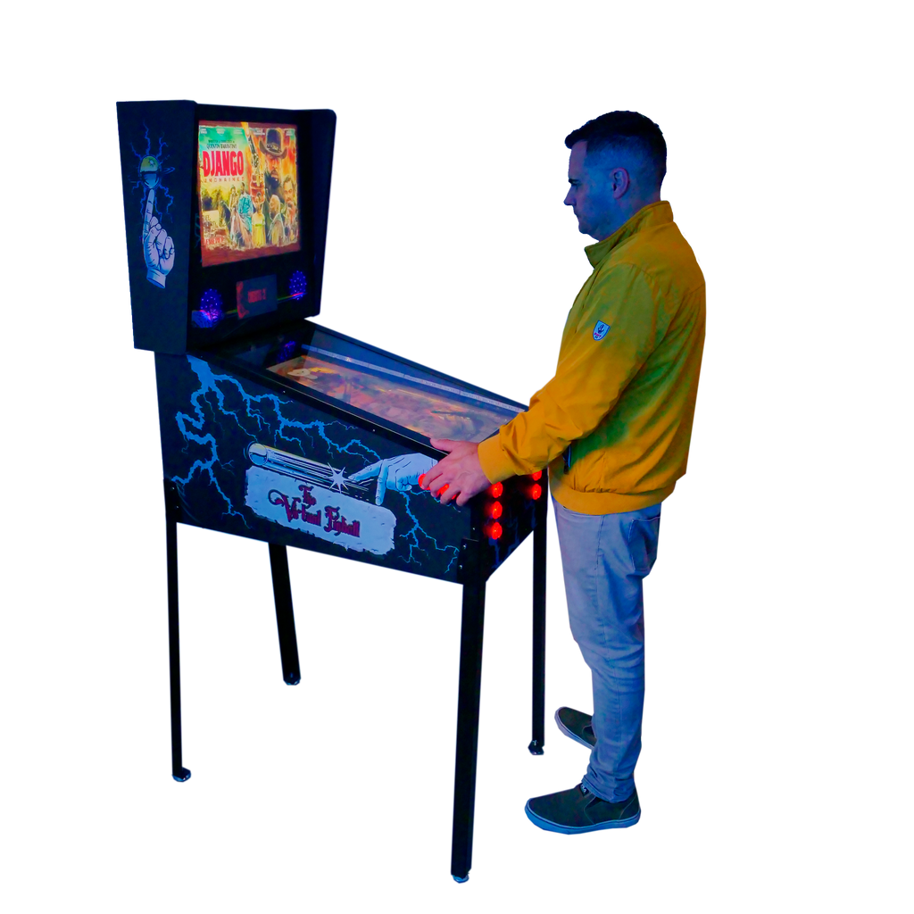 Pinball Virtual, Playfield 27'5″, Backglass 19″, DMD 7", Ryzen 7 5800H (Último diseño disponible: Back to the Future)