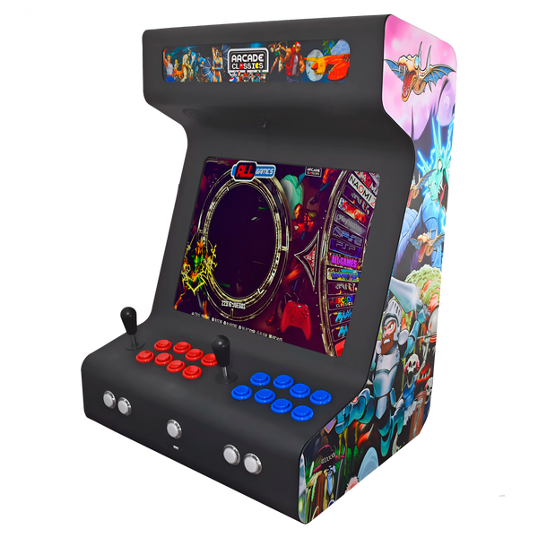 Bartop arcade diseño moderno Intel N100 16GB RAM NEGRA