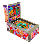 Pinball Virtual 15.6" + 12" con plunger analógico (Pinball Metálico He-man con Backglass)