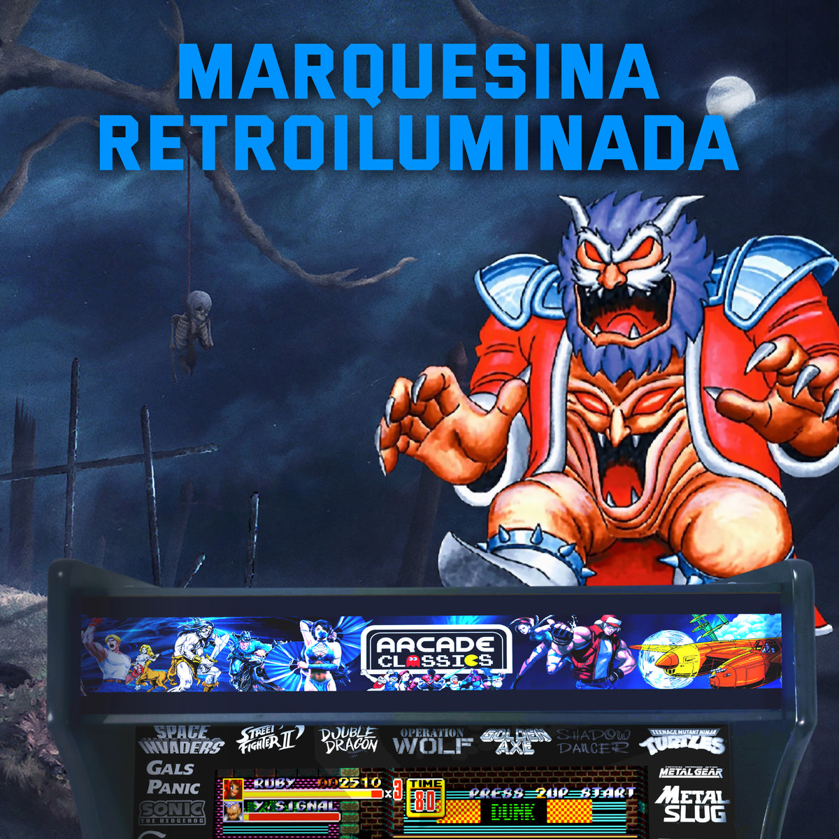 Bartop Arcade con monitor 19" 4:3 | La más recomendada | Mueble contrachapado de 19mm | Joysticks Americanos | Pandora DX2 PLus saga con 9.800 juegos compatible con PandoryDX