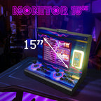 Bartop 15″ Unicview con 9800 juegos DX 2 Plus Saga