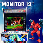 Arcade recreativa 19" de 160cm con 9800 titulos 2D y 3D con Peana 1'60cm