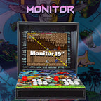 Máquina Arcade de Pared 19" con 9800 Juegos (Sin vinilos laterales)