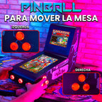 Pinball Virtual, Playfield 12″, Backglass 8″ INTEL N5105 (MiniPinball Curvo Metálico con Backglass TheFamilyAddams)