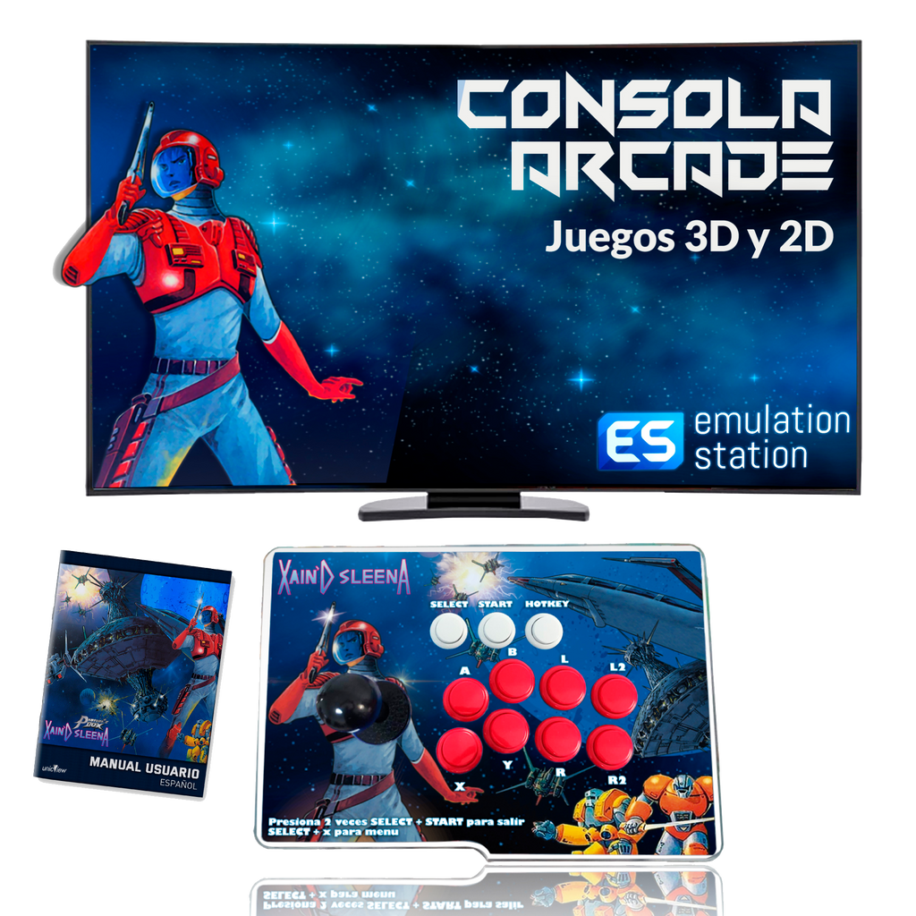 Pandora box 1P Xain'd Sleena EmulationStation +25.000 Títulos