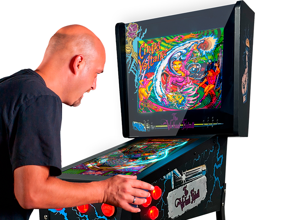 Pinball Virtual, Playfield 18.5", Backglass 15" RYZEN 5 5500 iGPU AMD Radeon 7 1800Mhz 16GB RAM 256GB SSD (Pinball con patas ThefamilyAddams)